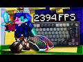 BLOODY A70 Bedwars ASMR Keyboard &amp; Mouse Sounds (Handcam)  | Hypixel Bedwars
