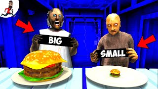 Big - Small 🔥food challenge 🔥Granny vs Aliashraf vs a4 ► Funny Animation  ★ Part 1