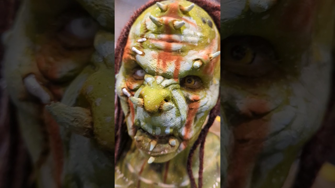 ORC body paint by Pro Air during Transworld's Halloween Show 