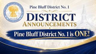 Pine Bluff No. 1 -- May 2026 Announcements