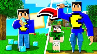 Minecraft MAS podemos COMER qualquer BLOCO!