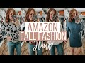 HUGE AMAZON FALL CLOTHING HAUL! Sweaters, Dresses, & Pants! | Moriah Robinson