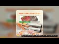 SucceBuy Commercial Vacuum Sealer Machine Multifunction Automatic Food Packaging with Bag Roll Stora