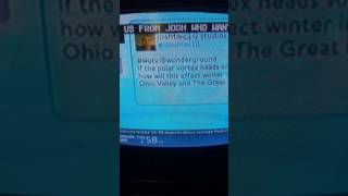 Question about the Polar Vortex on Weather Underground on TWC