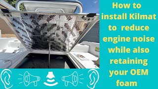 How to PROPERLY install Kilmat sound deadening to reduce engine noise while retaining your OEM foam