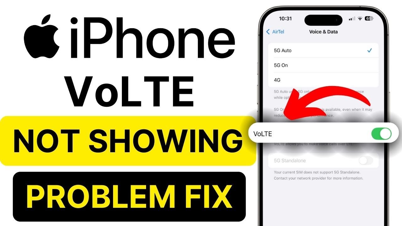 Fix VoLTE Option Not Showing iPhone || iPhone VoLTE Setting Missing || Enable VoLTE on iPhone