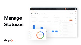 Managing Statuses in Shape Software CRM