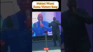 President Jacob Zuma Victory Song Mshini Wami In Cape Town Church