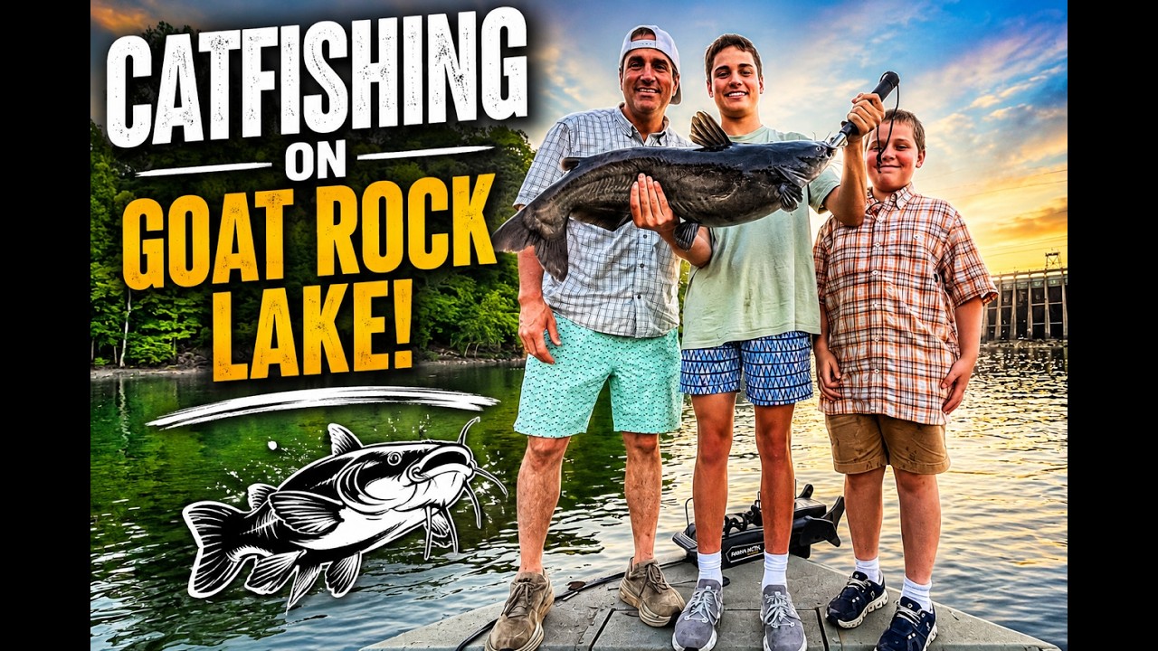 We Found the Catfish at the Dam!  Goat Rock Lake : Fortson, GA