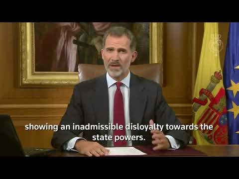Spaanse koning kap Katalonië se leiers