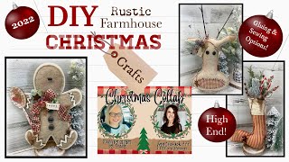 DIY Rustic Christmas Crafts | DIY Christmas Crafts |  DIY Rustic Farmhouse Christmas Crafts 2022
