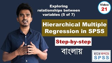 Hierarchical Multiple Regression in SPSS (Bangla)