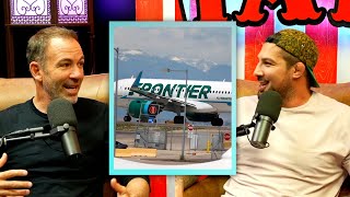 Reaction to a Frontier Airlines Passenger Being Taped to a Seat | TFATK Clips