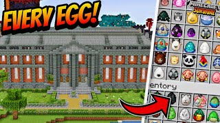 I Collected Every MOB SPAWN EGGS In Minecraft Survival😰!