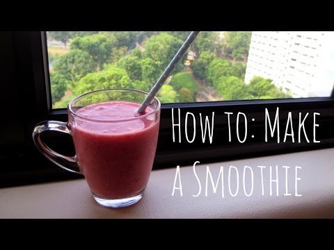 how-to-make-:-a-smoothie-(strawberry,-raspberry-&-banana)