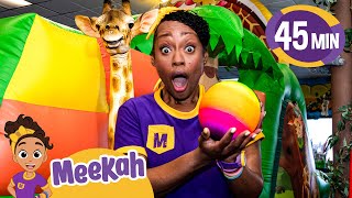 meekahs bouncy castle game day educational videos for kids blippi and meekah kids tv