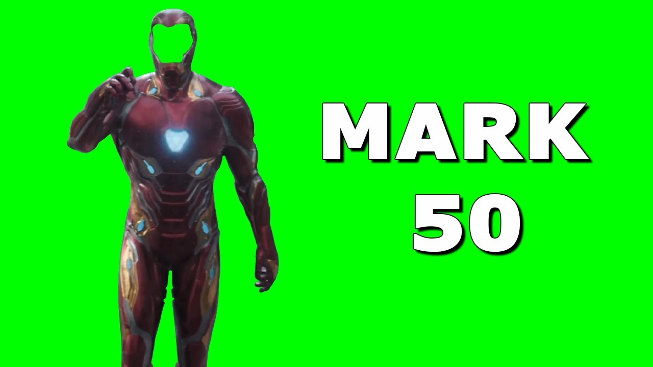 Download Iron Man suit up green screen video mark 50 (AVENGERS INFINITY WAR)