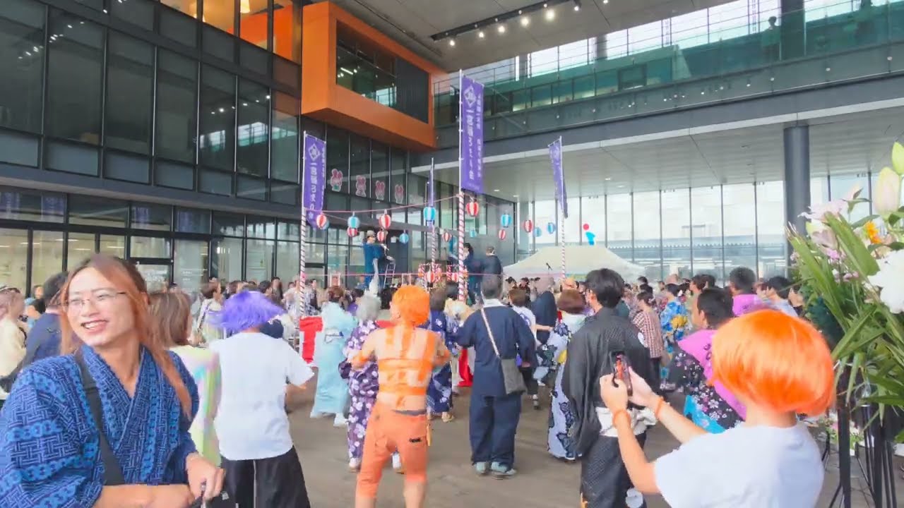 Girls 盆踊り 愛知・一宮】HOT LIMIT＆Bling-Bang-Bang-Bornで総踊り！一宮盆踊り