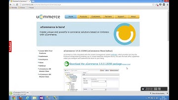 Installing uCommerce