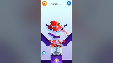 ASMR FOOD CUTTING 🔪🍑🍉 Good Slice All levels Android & iOS #gameplay #mobilegame #shorts