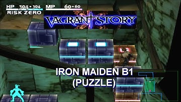 Vagrant Story PS1 Iron Maiden B1 PUZZLE 1 (Bootikens)