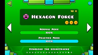 "Geometry Dash" level 16 - Hexagon Force (100%) screenshot 4