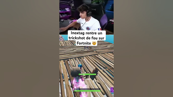 Inoxtag rentre un trickshot de fou sur Fortnite 🤯 #fortnite #trickshots #gaming #inoxtag