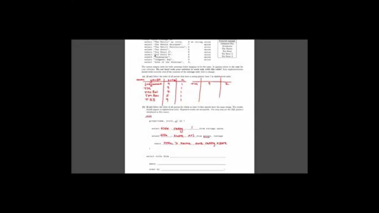 [CS61A Sp15] Final Fall 2014 Problem 6b YouTube