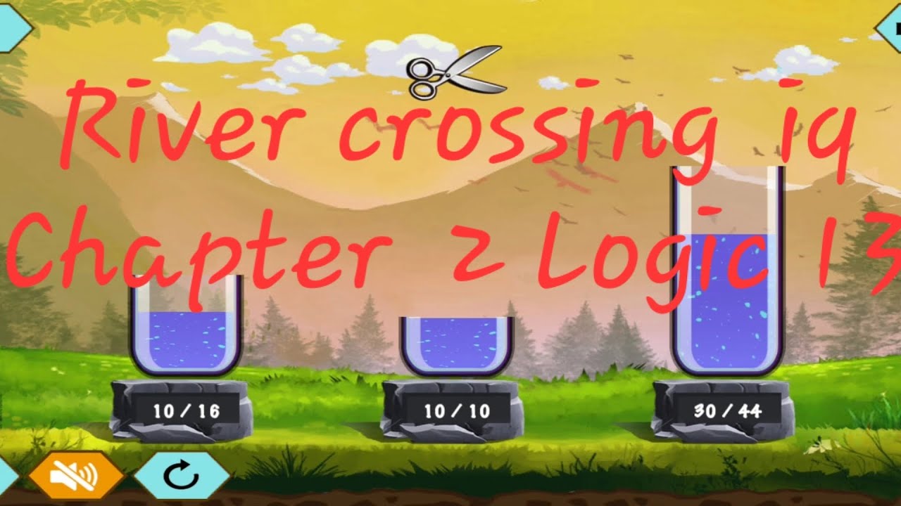 River crossing iq Chapter 2 Logic 13 Make 41 litres of fluid - YouTube