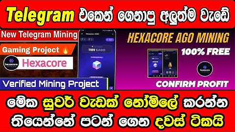 Hexacore AGO Mining Guide | Hexacore Free Mining Like Notcoin |