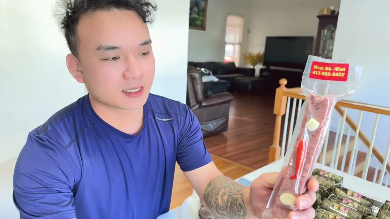 Bánh tét và Nem đả xong cho khách yêu 