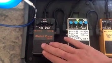 Loop pedal idea 2 looped on a boss DD7