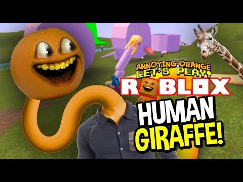 Roblox Human Giraffe Annoying Orange Plays Youtube - roblox oof annoying orange plays roblox annoying orange