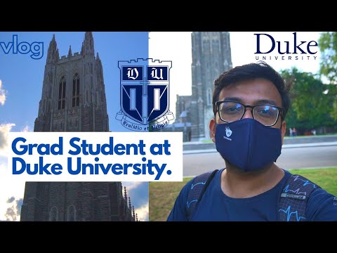 My First Day As A Graduate Student At Duke University || Indian Student At Duke