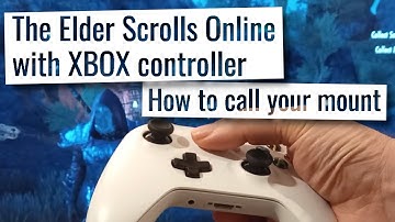 Elder Scrolls online with XBOX controller, how to call your mount