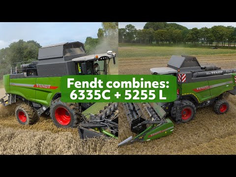 Fendt 6335C & 5255 L PL | Wheat harvest 2023 | Fendt combine history explained