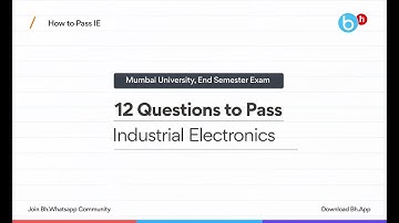 How to Pass/Score in Industrial Electronics (IE) Sem-4 Mechanical | Mumbai University