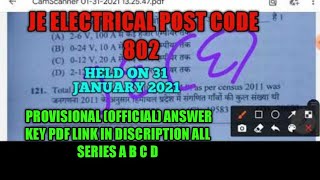 Hpssc Junior Engineer (Electrical) Post Code 802 HeldOn 31 January 2021Hpssb Hamirpur Je Electrical