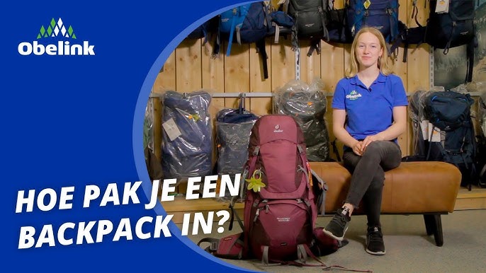 radiator gehandicapt Maar Hoeveel liter backpack heb ik nodig? | Obelink Vrijetijdsmarkt - YouTube