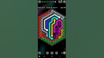 How To Solve Flow Free Hexes Jumbo Courtyard Pack Level 52 Board Walk Through Solution Walkthrough