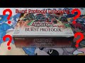 Yu-Gi-Oh box opening Burst Protocol - What's in the box?