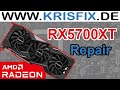 Gigabyte RX 5700XT graphics card Repair [Crash under Load]