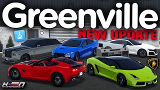 New Greenville UPDATE FULL REVIEW! (Club, Event App, Drag Strip REDO, 19 NEW CARS, & MORE!)  Roblox