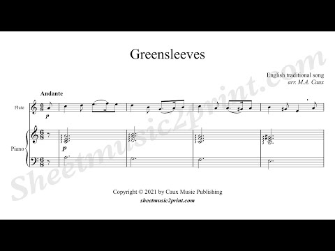 Greensleeves - Flute - YouTube