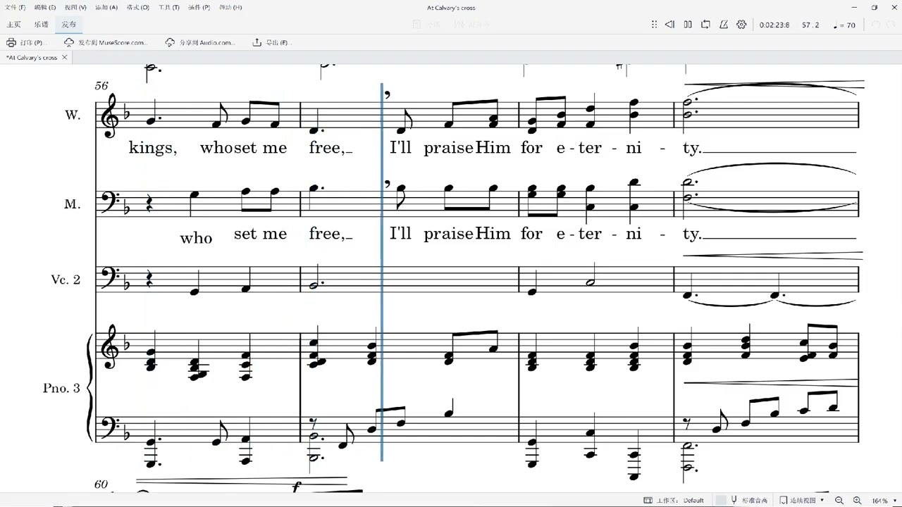 At Calvary‘s Cross --- Piano