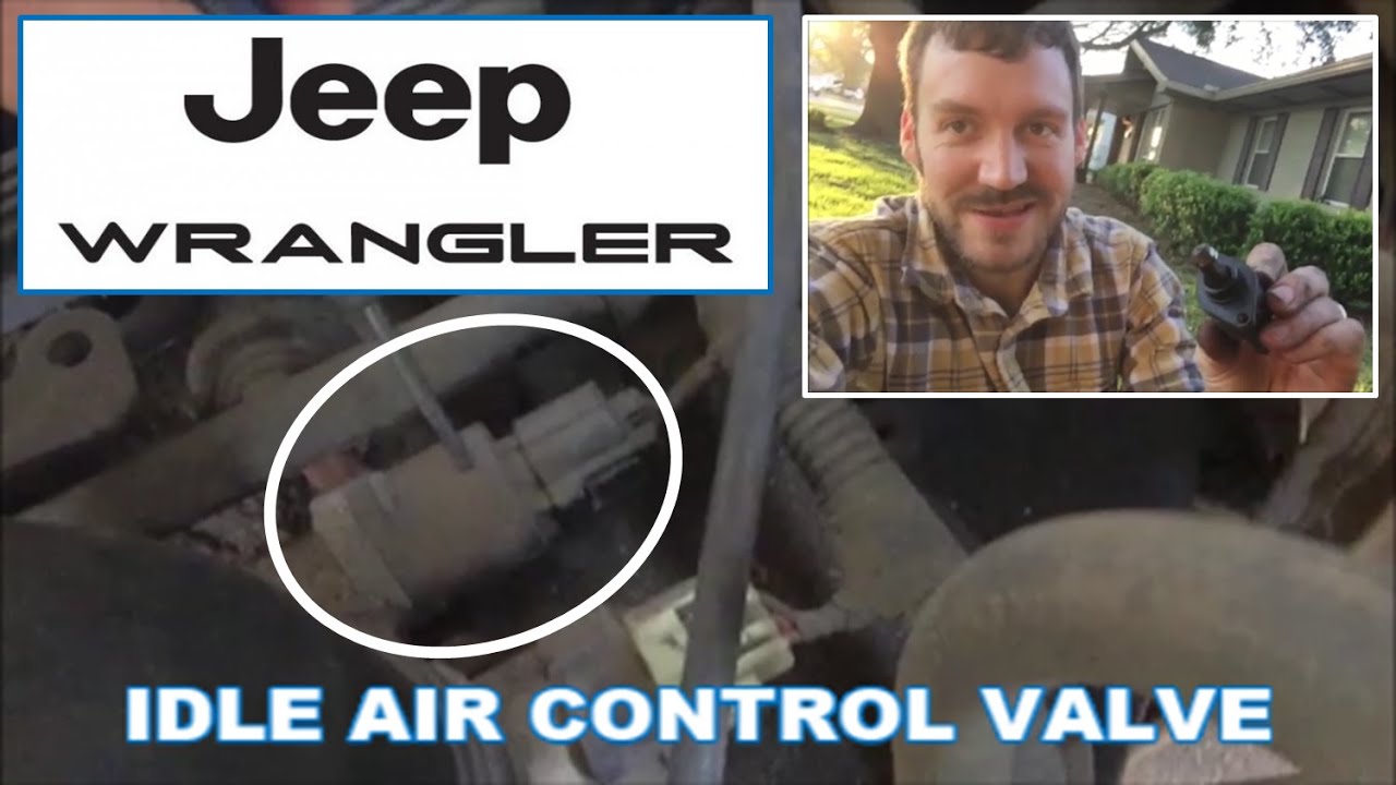 How to Clean Replace Jeep Wrangler Throttle Idle Air Control IAC Valve  Rough Idling Jumping Stop - YouTube