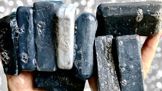 картинка: 💣💣💣 ТАЗ ЧЁРНОГО РАЗМОКШЕГО МЫЛА  РАЗНЫХ ФИРМ/ АСМР/ SOAKED BLACK SOAP/ ASMR 💣💣💣