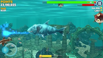 Hungry Shark Evolution Ice Shark Android Gameplay #6