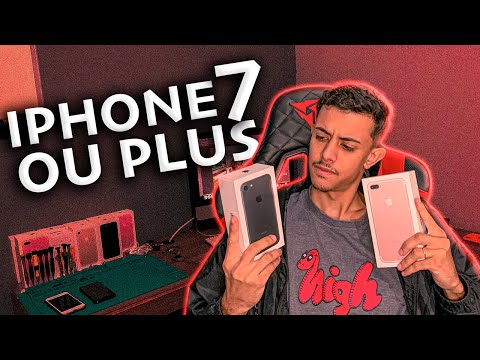 IPHONE 7 vs IPHONE 7 PLUS | QUAL É MELHOR EM 2021? | OZIEL VIDAL