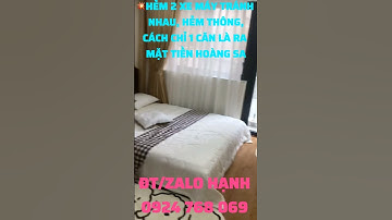 Q3,ngang ~4m,SD 66m2-3 Tầng+Giếng trời,2 PN 3WC, Hẻm 2 xe máy tránh, cách 1 CĂN ra MẶT TIỀN HOÀNG SA